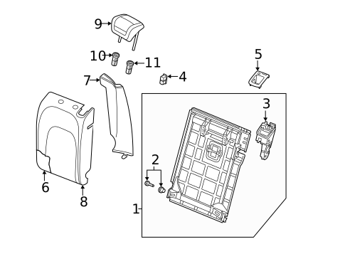 Rear Seat for 2021 Audi e-tron Quattro #4