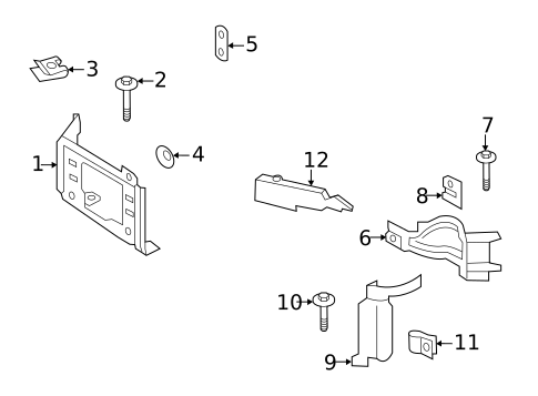 Bumper & Components - Front for 2018 Ford F-250 Super Duty #1