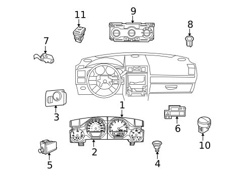 Ignition Lock for 2016 Dodge Challenger #0
