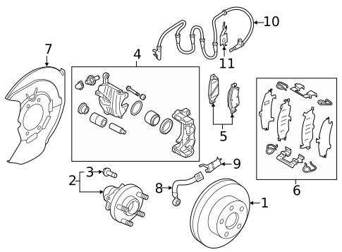 Front Brakes for 2016 INFINITI QX50 #1