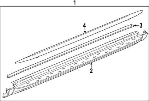 Running Board for 2024 Buick Enclave #0