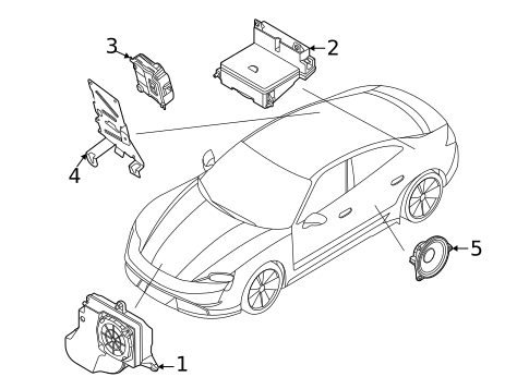 Electrical Components for 2023 Porsche Taycan #4