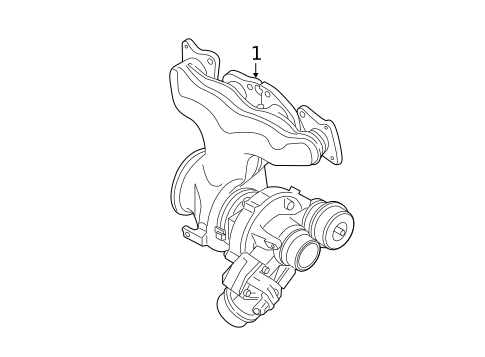 Turbocharger & Components for 2025 Volvo XC60 #2