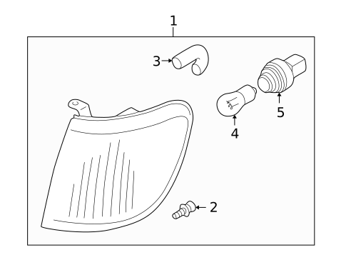 Bulbs - Chassis for 2001 Subaru Forester #1