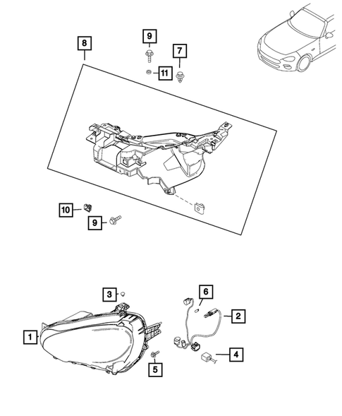 Lamps-Interior and Exterior for 2019 Fiat 124 Spider #2
