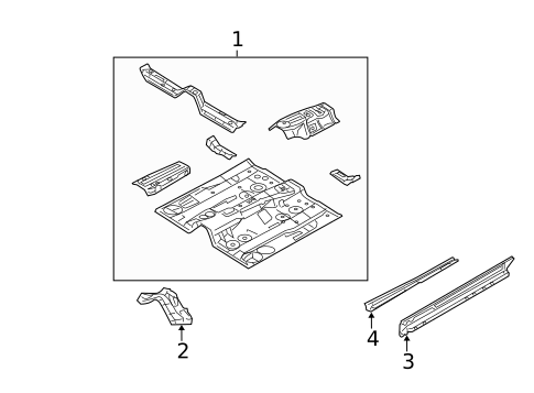 Floor for 2010 Ford Fusion #0
