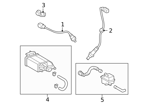 Emission Components for 2009 Lexus ES350 #0