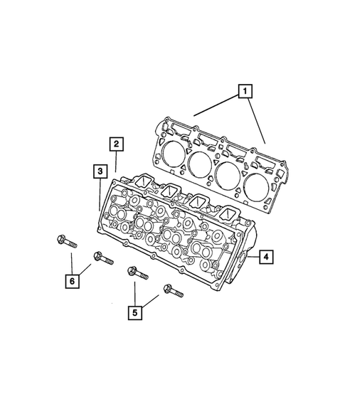 Cylinder Head for 2008 Chrysler 300 #0