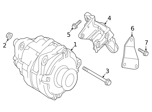Alternator for 2023 Nissan TITAN #0