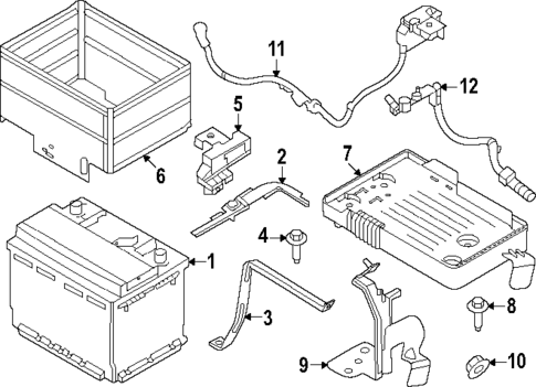 Battery for 2024 Nissan Sentra #0