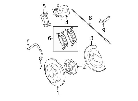 Brake Components for 2019 Dodge Grand Caravan #0