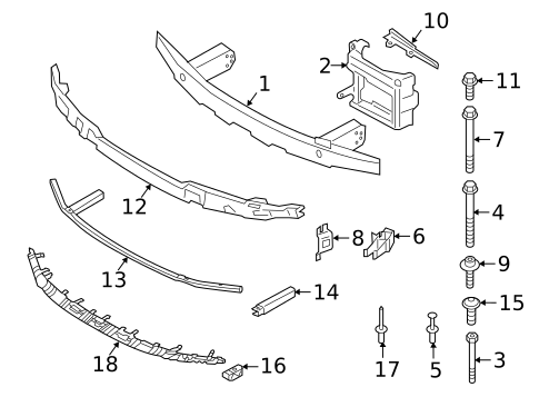 Bumper & Components - Front for 2021 BMW 430i #0