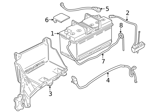 BATTERY for 2008 Jaguar S-Type #0