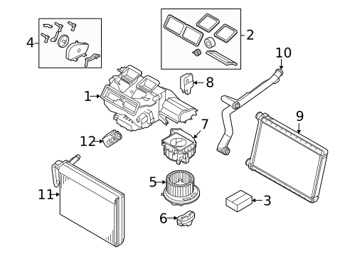 Condenser, Compressor & Lines for 2011 BMW 128i #1