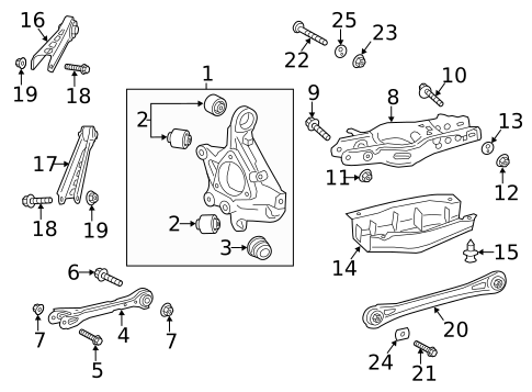 Rear Suspension for 2025 Cadillac CT5 #1