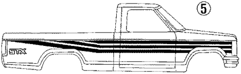 Stripe Tape for 1990 Ford Ranger #2