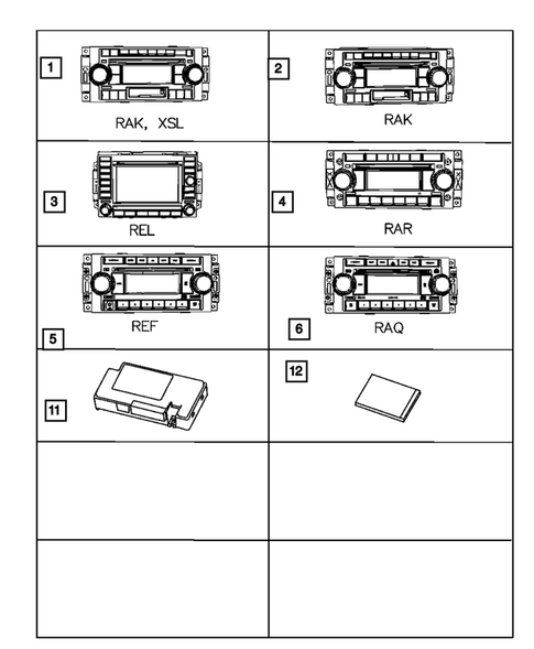 Radio, Antenna, and Speakers for 2006 Dodge Ram 2500 #0