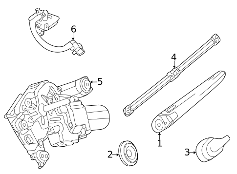 Wiper & Washer Components for 2022 Mercedes-Benz GLS 63 AMG® #1