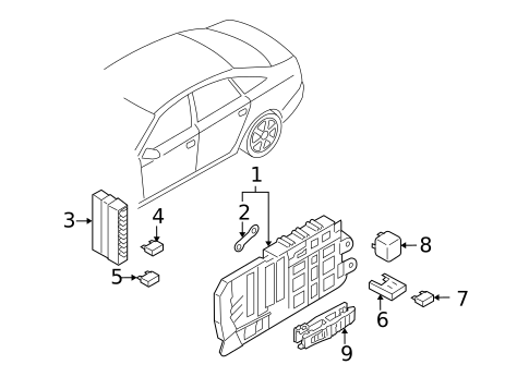 Fuse & Relay for 2006 Audi A6 Quattro #0