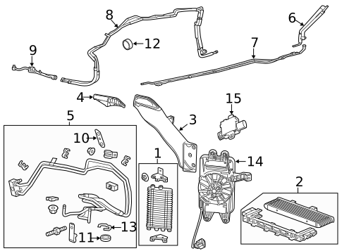 Trans Oil Cooler for 2019 Chevrolet Corvette #0