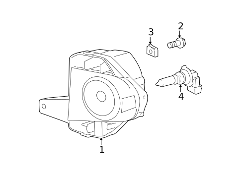 Fog Lamps for 2011 Lexus ES350 #0