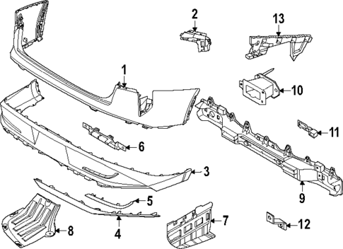 Bumper & Components - Rear for 2025 Kia K4 #0