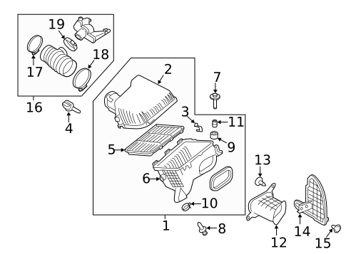 Air Intake for 2019 Nissan NV2500 #0