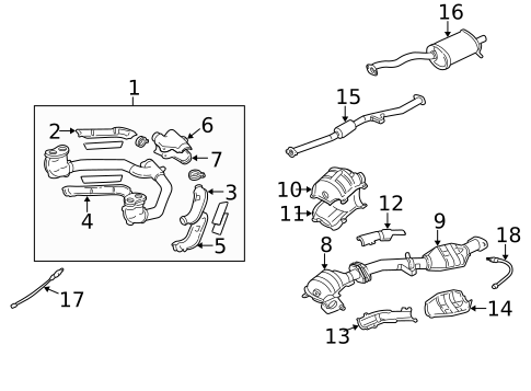 Catalytic Converter for 1999 Subaru Legacy #2