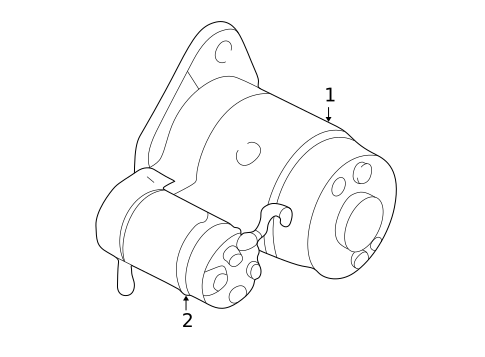 Starter for 2003 Nissan Frontier #1