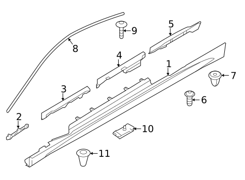 Exterior Trim - Pillars for 2015 BMW 428i #0