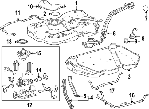Fuel System Components for 2025 Toyota Crown Signia #0