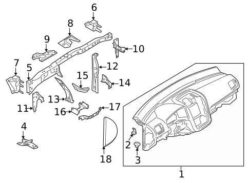 Instrument Panel for 2005 Volkswagen Jetta #1