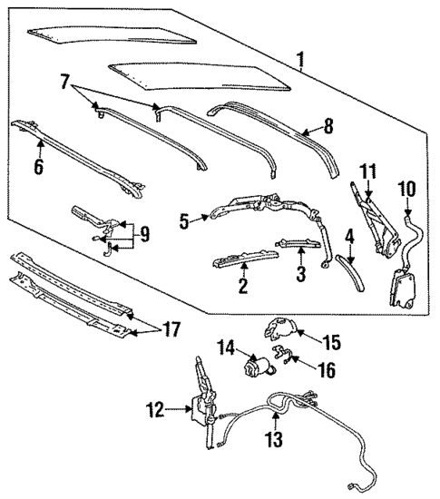 Frame & Components for 1993 Toyota Celica #0