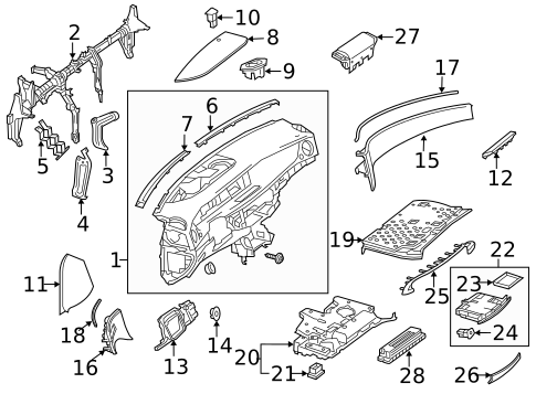 Instrument Panel for 2021 Mercedes-Benz S63 AMG #0
