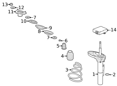 Struts & Components for 2012 Porsche 911 #0
