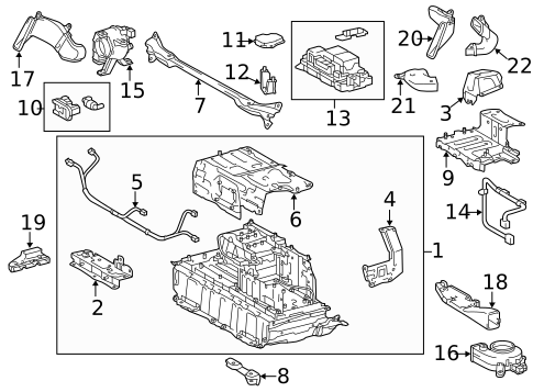 Battery for 2013 Lexus GS450h #0