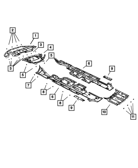Floor Pans for 2011 Chrysler 300 #2