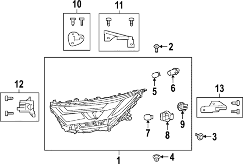 Bulbs - Chassis for 2023 Toyota RAV4 #0