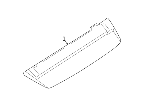 High Mounted Stop Lamp for 2017 Audi A3 Quattro #0