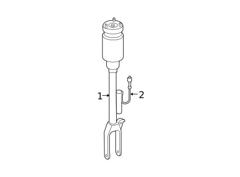 Shocks & Components for 2008 Mercedes-Benz ML320 #3