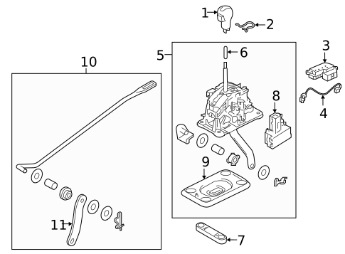 Center Console for 2016 INFINITI QX50 #1