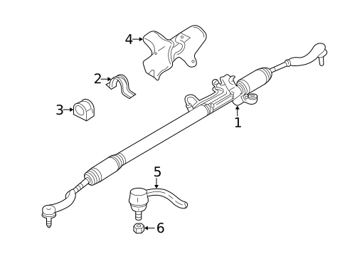 Steering Gear & Linkage for 2006 Chrysler Sebring #2