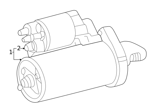 Starter for 2005 Mercedes-Benz G55 AMG #1