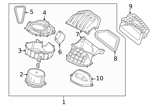 Blower Motor & Fan for 2015 Nissan Quest #0