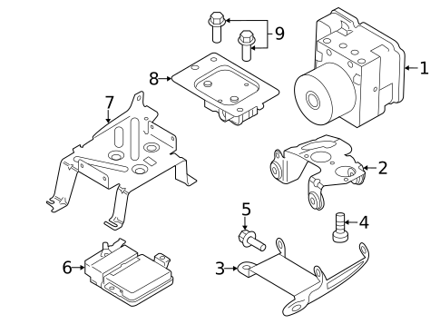 Anti-Lock Brakes for 2009 Volvo S80 #1