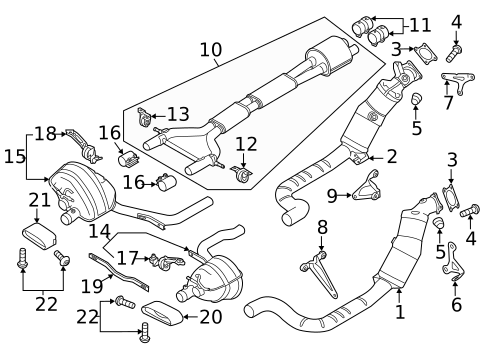Exhaust Components for 2014 Porsche Panamera #0