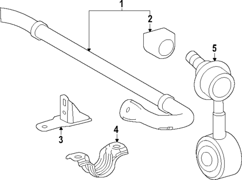 Stabilizer Bar & Components for 2025 Toyota 4Runner #3