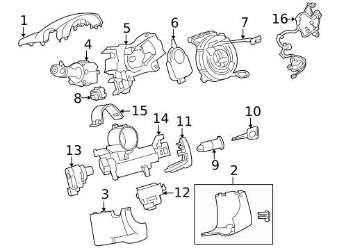 Switches for 2012 Buick Enclave #1
