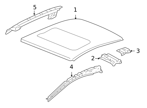 Roof & Components for 2010 Honda Civic #0