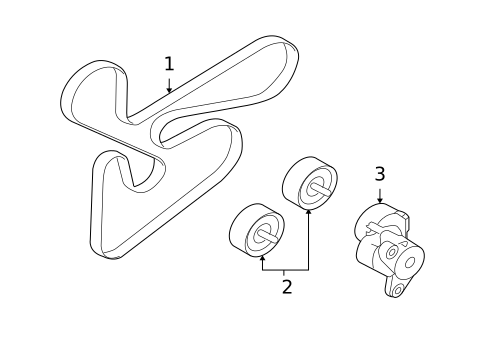 Belts & Pulleys for 2017 Mitsubishi Lancer #0